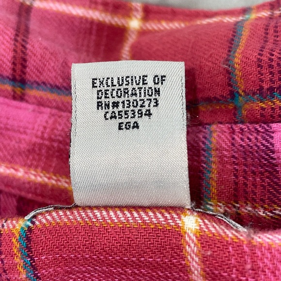 Wrangler Wrancher Pink Plaid Pearl Snap Button Down Long Sleeve Size Large - Picture 6 of 11